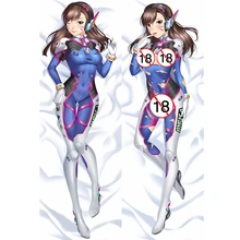 Аниме JK Горячая игра D. Va hana Song Girl Dakimakura Косплей тело наволочка чехол Dva Hug Чехол для подушки