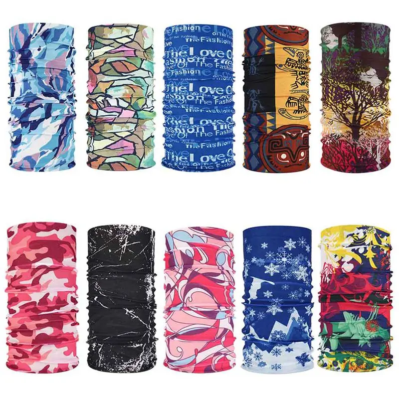 

Outdoor Climbing Hiking Scarves Skiing Fishing Windproof UV Protection Camouflage Bandana Face Mask Neck Scarves Wraps Headwear