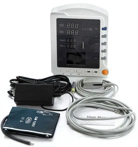 

CONTEC 3 Parameters Patient Monitor CMS5100 HOT SALE Handheld CE 2.8" TFT LCD Vital sign NIBP SPO2 PR patient monitor,CE,FDA