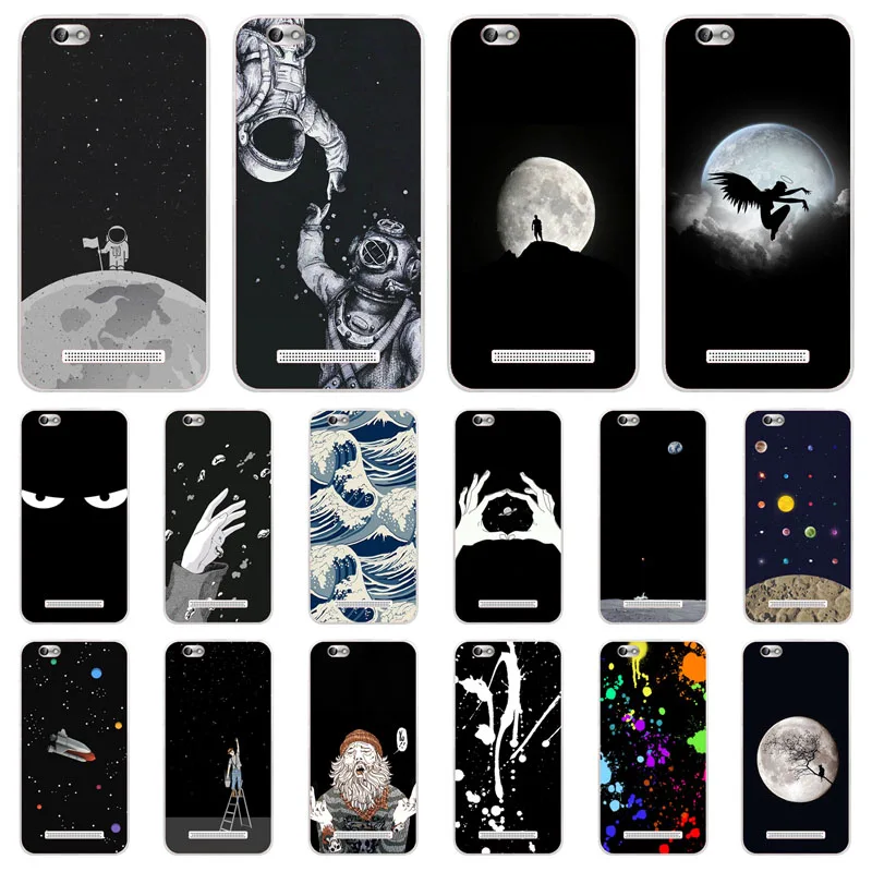 lenovo vibe c a2020 Case Silicon Black graffiti Painting Soft TPU Back Cover for Protect Phone cases shell |