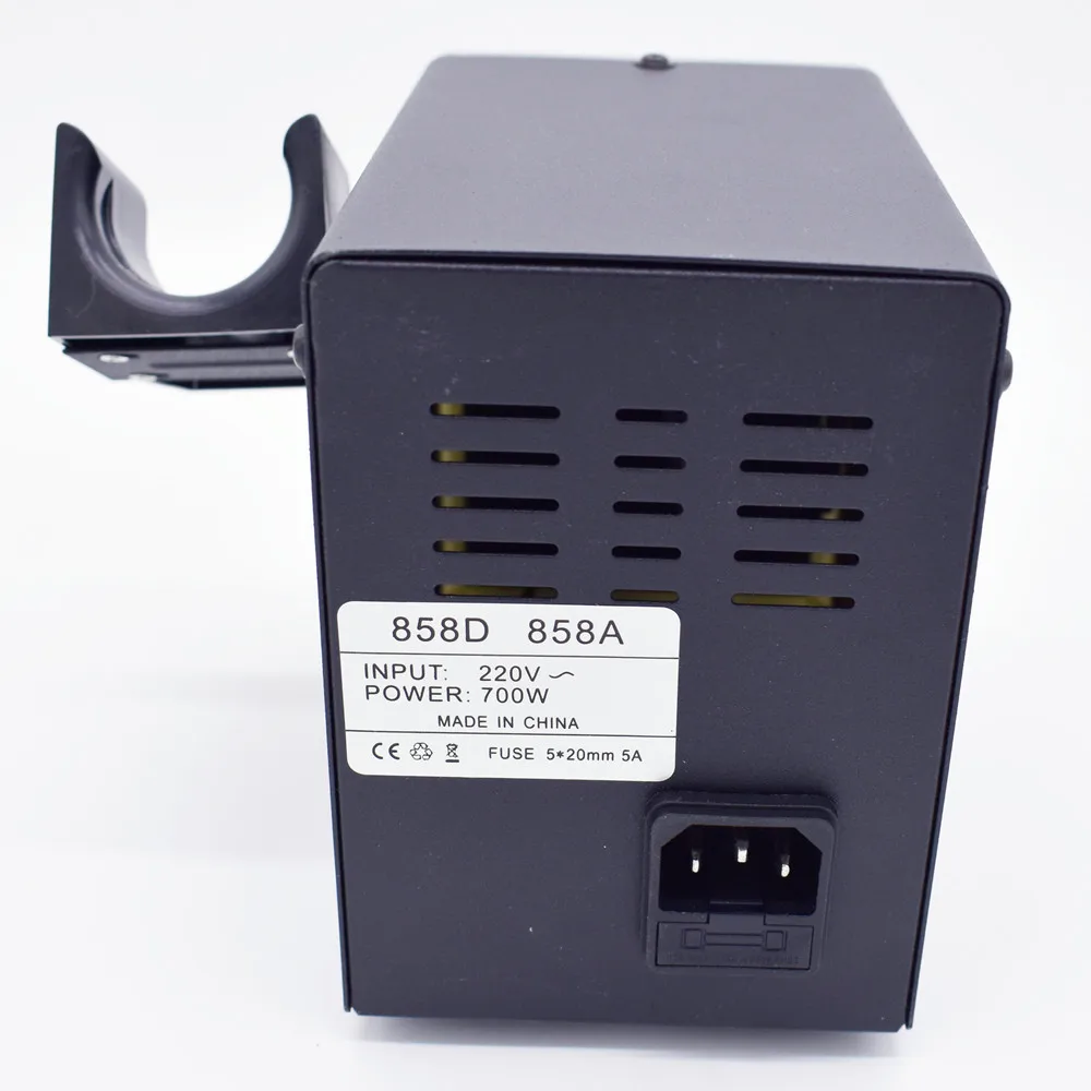 Goede 700W 858D Esd Soldeerstation 60W Led Digital Soldeerbout Desoldeerstation Bga Rework Soldeer Station Hot Air gun Gereedschap Set