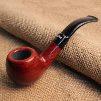 

Lighters and Smoking Accessories, Solid wood rosewood pipe, Men's gift