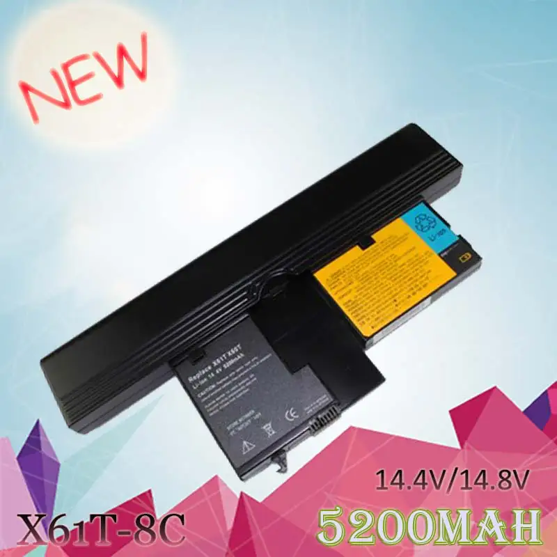 ApexWay 4400 мАч аккумулятор для ноутбука Lenovo ThinkPad X60 X61 планшетный ПК 40Y8314 40Y8318 42T5209 42T5204