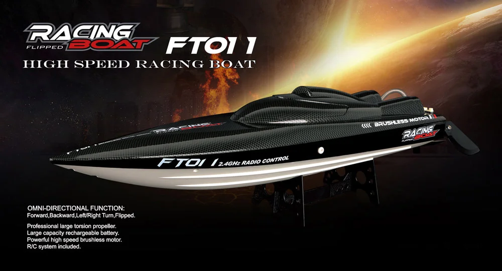 FeiLun FT011 RC лодка 2,4G высокоскоростной бесщеточный мотор Встроенная система водяного охлаждения дистанционное управление гоночная скоростная лодка RC игрушки подарок