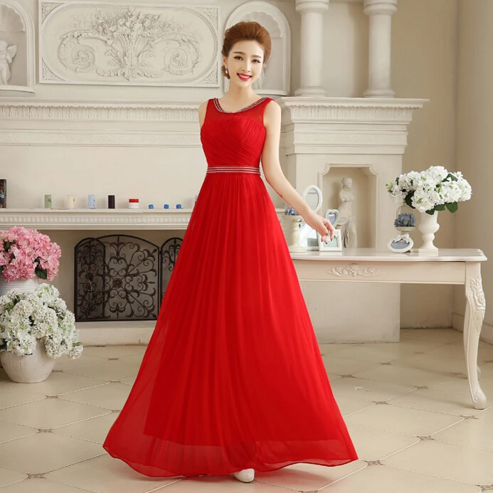 beautiful red dresses evening