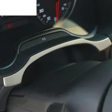 For Audi A3 8V Sedan Hatchback 2013 – 2016 Car Chrome Stainless Steel Dashboard Trim Ring Decoration With Stickers Accessories