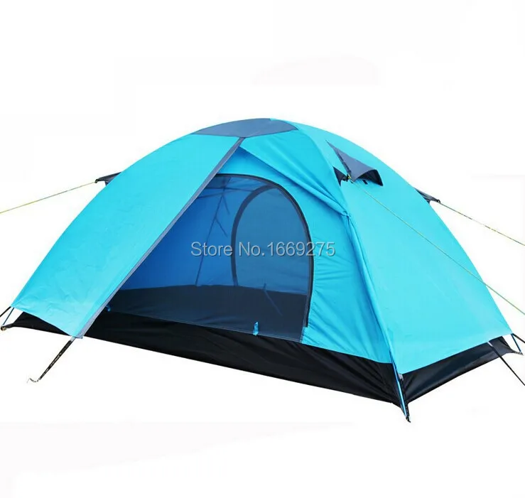 camping tent aluminum pole tent double layer outdo...
