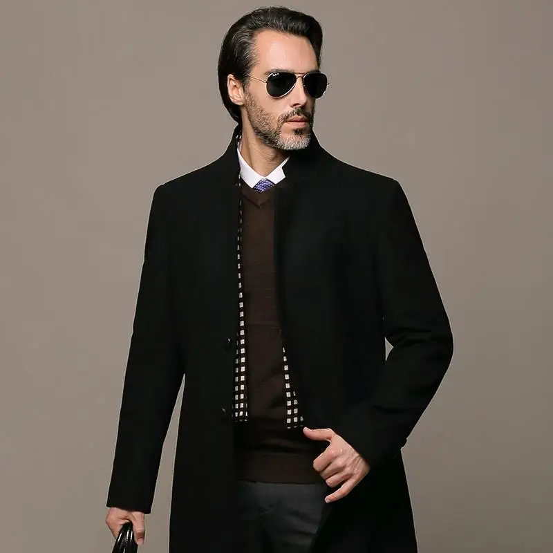 Длинное пальто с капюшоном модное Erkek Palto Kaban Casaco Masculino Inverno и куртка для мужчин