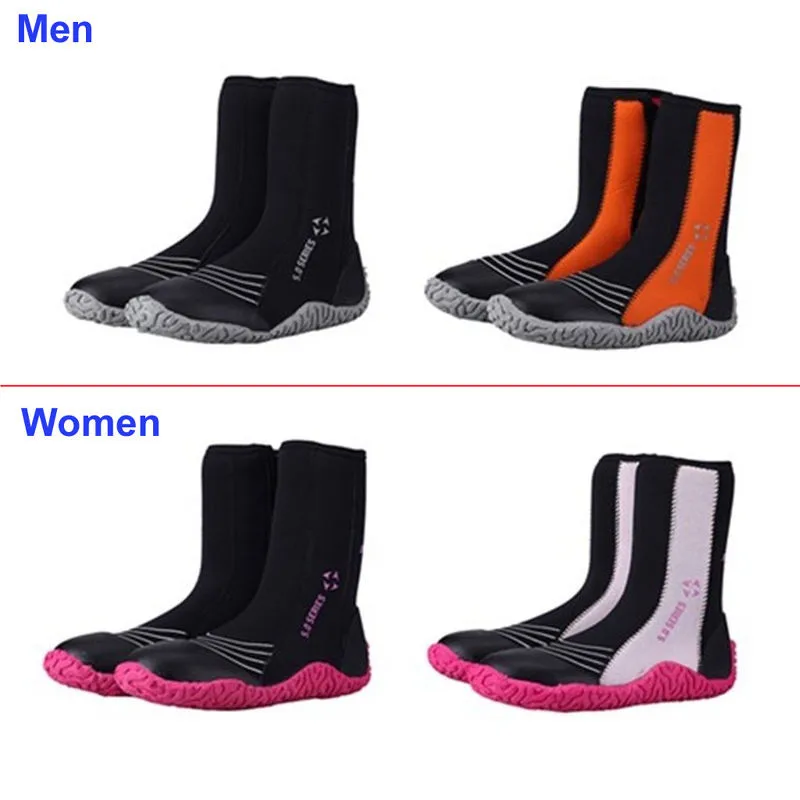 

Free Shipping DIVE & SAIL DS-016 5mm Ladies/Men Neoprene Zipper Wetsuit Boots for Surfing Kayaking Sailing Jetski