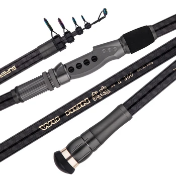 

2.1m-3.6m Telescopic Fishing Rod Rock Fishing Pole Distance Throwing Carbon Olta Super Light and Super Hard Canne Fishing Tackle