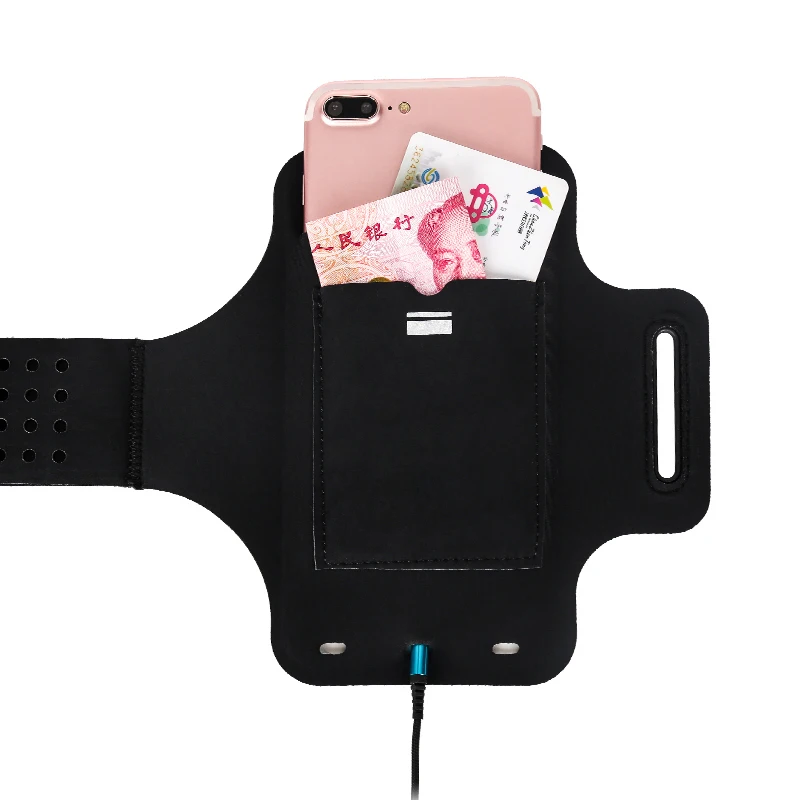 HAISSKY Спортивная нарукавная Повязка-чехол для бега для смартфона для iPhone XR XS макс 7 8 6S плюс Xiaomi Redmi Note 7 F1 сумка на руку для samsung S10 плюс
