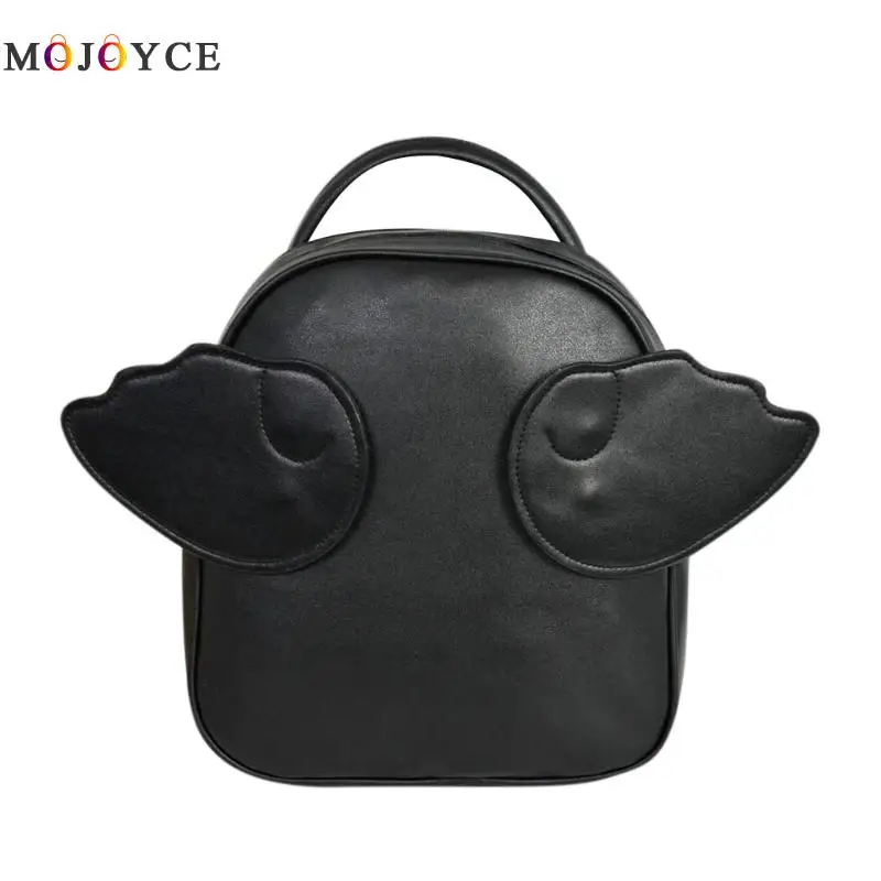 

Designer Famous Brands Angel 1Pairs Wings Women Backpacks Good Quality School Bag For Teenage Girls Leather Mochila Lady