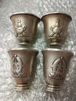 

Free shipping ancient antique bronze cups, Wumart, antique little ornaments and ornaments.