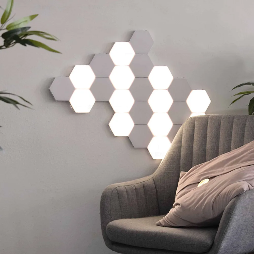 Quantum Lamp Touch Sensitive Night Light Magnetic Hexagons Creative Decoration Wall Lampara For Children Restaurant Marrying