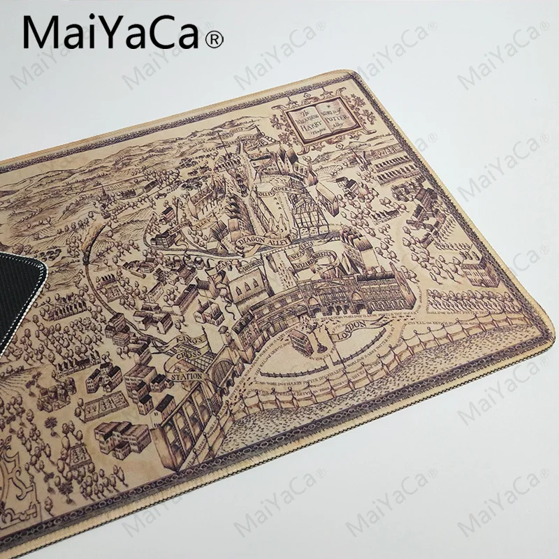 MaiYaCa, 700*300 мм, Старая карта, коврик для мыши, игровой коврик для мыши, большой, мультяшный, аниме, резиновый коврик для мыши, коврик для клавиатуры, Настольный коврик