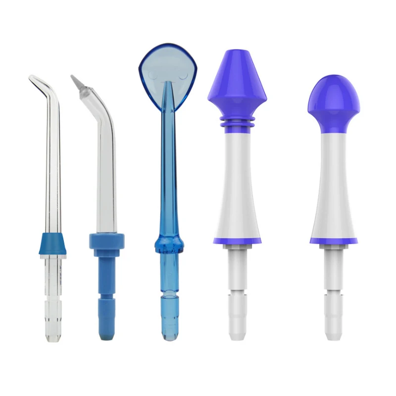 

5Pcs Waterpulse Nozzles Dental Flosser Accessories Adult/Children Nasal Wash Pro Oral Irrigator Water Flosser Replacement Tips