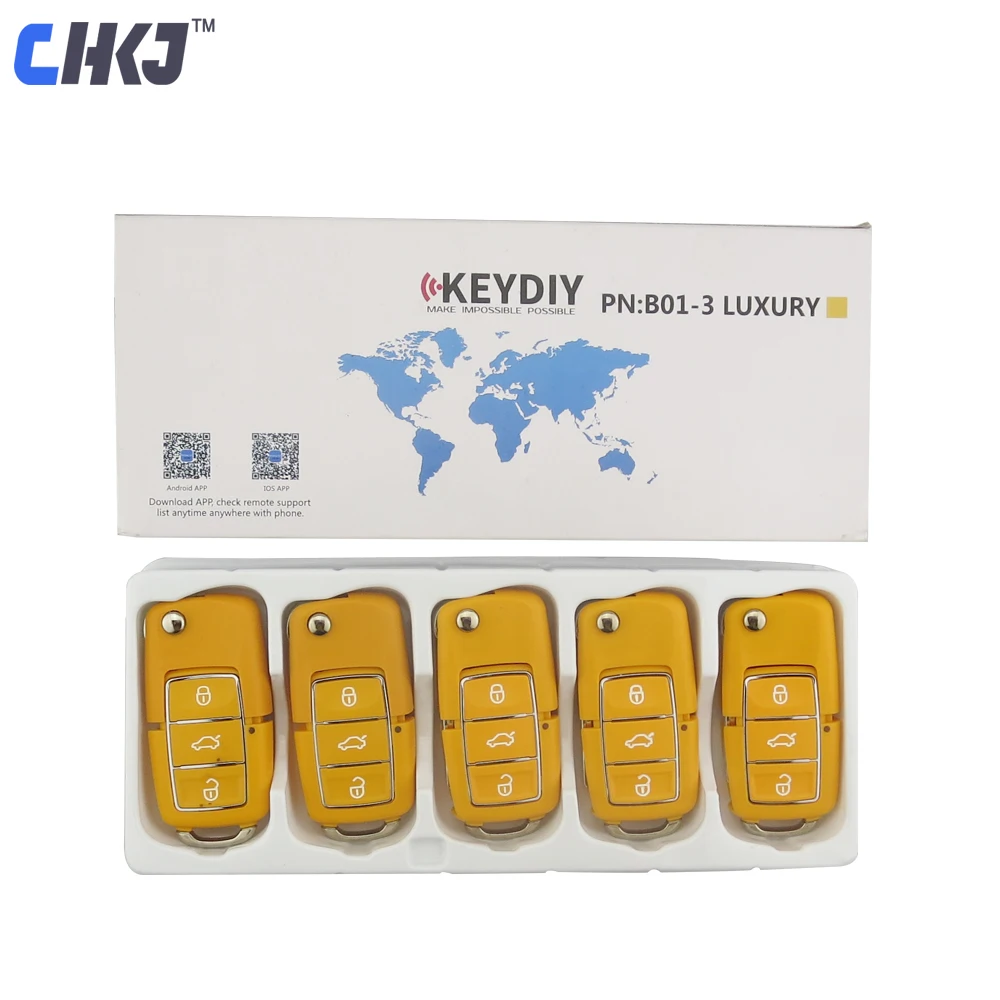 CHKJ 5pcs lot B01 3 Buttons KD900 Remote Key For KEYDIY KD900 KD900+ KD200 URG200 Mini KD Remote Control Locksmith Supplies