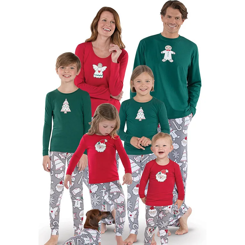 New Fashion 2018 family christmas pajamas for family Plus Size Christmas Pajamas Family Plus Size