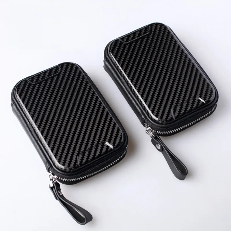 

Fashion Carbon fiber Multifunctional Bank card package Card bag For Car bag case wallet christmas gift