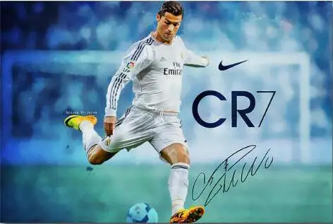 

Football Player Cristiano Ronaldo SILK POSTER Decorative Wall painting 24x36inch
