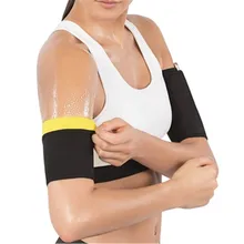 CHENYE черные мужские и женские гетры с рукавами для похудения рук эластичные жировые горелка руки стройнее сауна пот унисекс нарукавники Мода