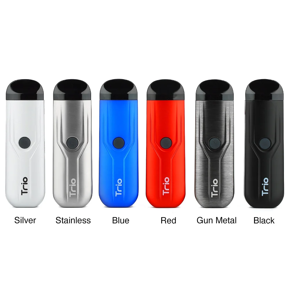 

New Yocan Trio Pod Vape Kit 500mAh Battery Ceramic Coil & 1.0ml Pod 3-in-1 Pod system Vape Kit VS Drag Nano/ Mininit/ pal 2