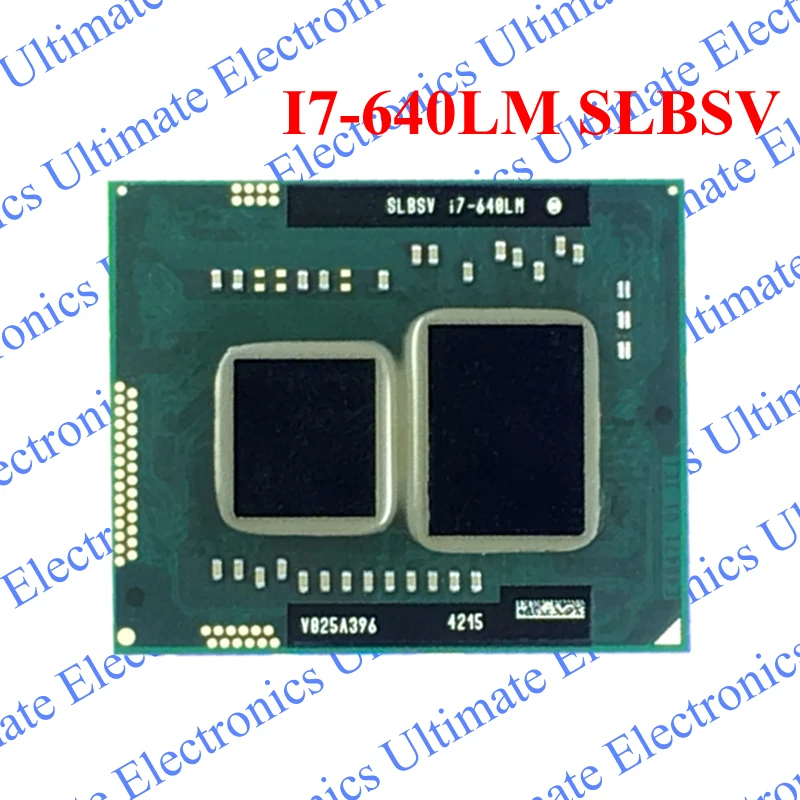 ELECYINGFO отремонтированный I7-640LM SLBSV I7 640LM BGA чип протестирован 100% работа и хорошее