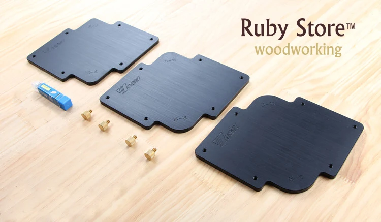 

1PC R10 x R15 and R20 and R25 and R30 x R35 Corner Jig Template + 1PC 1/4" Router Bit with Bearings For Engraving Router Table