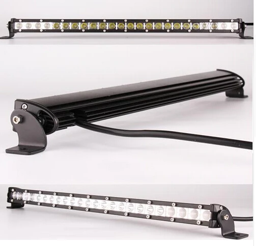 

25.6 inch 72W  CRE E LED light bar  Slim Single Row Spot Beam Super bright for ATV 4x4 offroad truck car 4WD 12V 24V