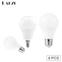 6 шт. светодиодный светильник E27 E14 3 Вт 6 Вт 9 Вт 12 Вт 15 Вт 18 Вт 20 Вт 24 Вт Светодиодный светильник AC 220 В 230 В Холодный/теплый белый лампада ампула бомба лампа светильник ing
