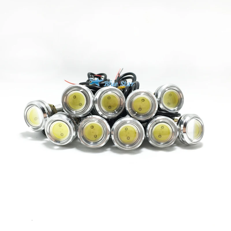 

10PCS 23MM 9W LED Eagle Eye Light Daytime Running DRL Tail Backup Light Car Motor car styling