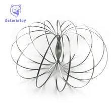 Toroflux Torofluxus Flowtoy удивительное кольцо игрушки кинетическая Весенняя игрушка забавная уличная игра интеллектуальная игрушка металлический фиджет-Спиннер jo