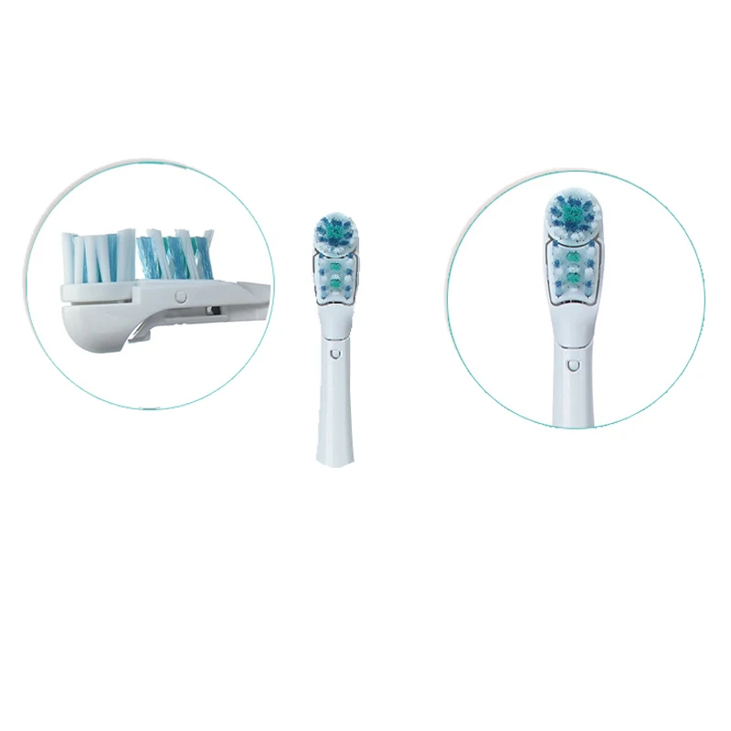 Pack of 4 ToothBrush Replacement Heads for Oral B Dual Clean Complete