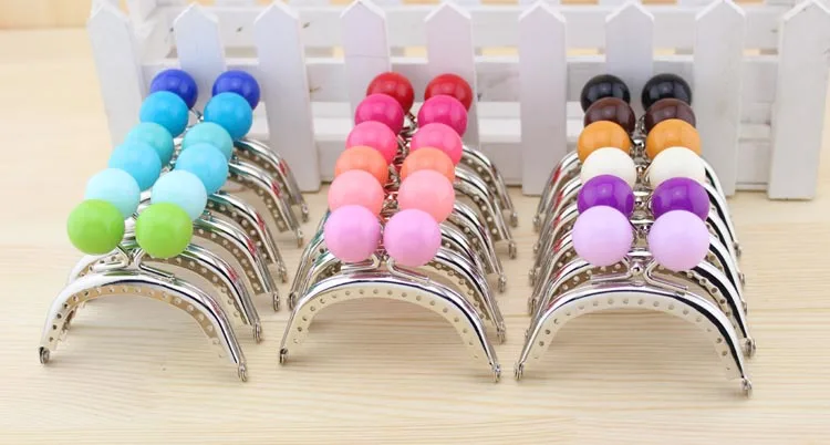 

18pcs/set DIY 8cm Shiny Silver Candy hasp Metal Purse Frame Handle for Bag Sewing Craft wholesale free shipping