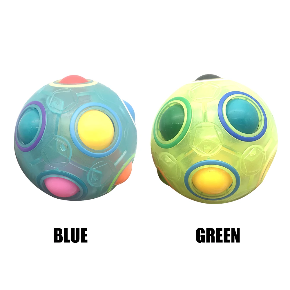 Мини волшебный Радужный футбольный мяч для разрядки Пальчиковый игрушки для детей для снятия стресса у взрослых игрушки подарки