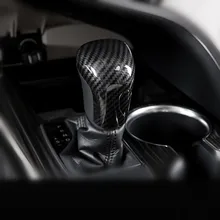 1 шт. ABS углеродного волокна для Toyota Camry 8th передняя дверь встряхнуть руки крышка коробка скоростей глава планки автомобиля интимные аксессуары