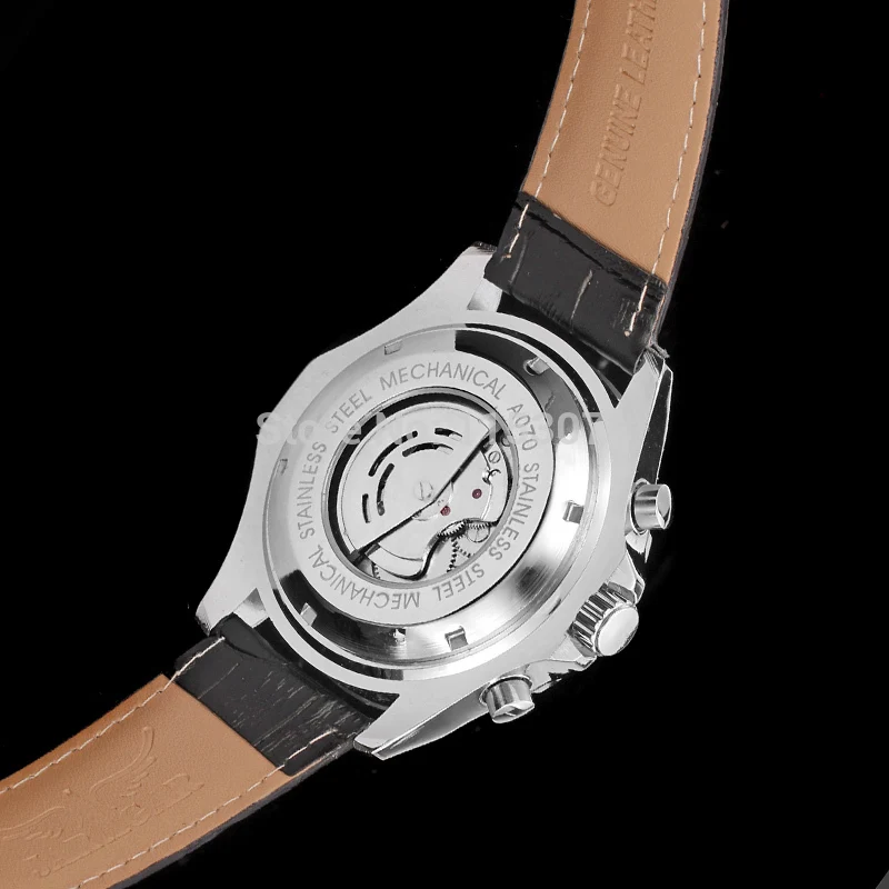JARAGAR Роскошные Watches gear Case Tourbillon AutomDress Новые популярные Jargar автоматические мужские