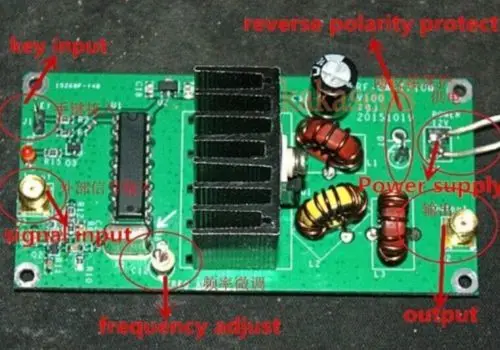 

10W Radio shortware CW telegraph Transmitter 7.023MHz Kits HF power amplifer 40d free shipping
