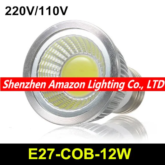 

1pcs E27 Led Light 12W Led Lamp Lampada Led Bulb AC 220V 110V High Power Led Spotlight