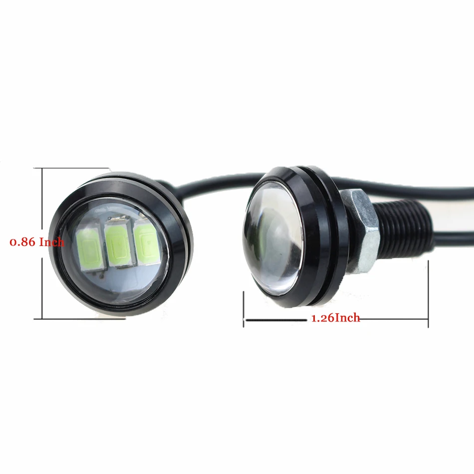 2 шт. светодиодный светильник DRL Eagle Eye Angel Eyes для автомобиля дневные ходовые огни