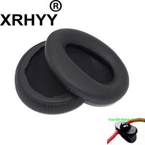 XRHYY 1 Pair Replacement Ear Pads Earpad Cushions Cover For Sony MDR-10RBT MDR-10RNC MDR-10R Headphones + Free Rotate Cable Clip