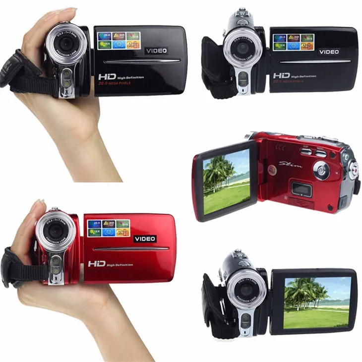 Удивительный 3-дюймовый TFT ЖК-дисплей цифровой Камера 720 P HD 20MP видеокамера высокое качество 16x цифровой зум DV Камера