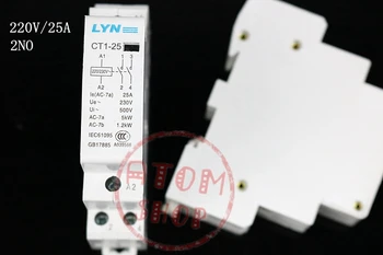 

auxiliar de partida CT1 CT1-25 25A 2P 230v 50 or 60HZ Din rail Household AC Contactor 2NO