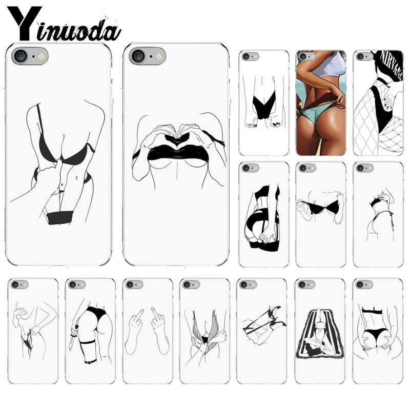 

Yinuoda Sexy bikini girl DIY Luxury High-end Protector Case for iPhone X XS MAX 6 6s 7 7plus 8 8Plus 5 5S SE XR