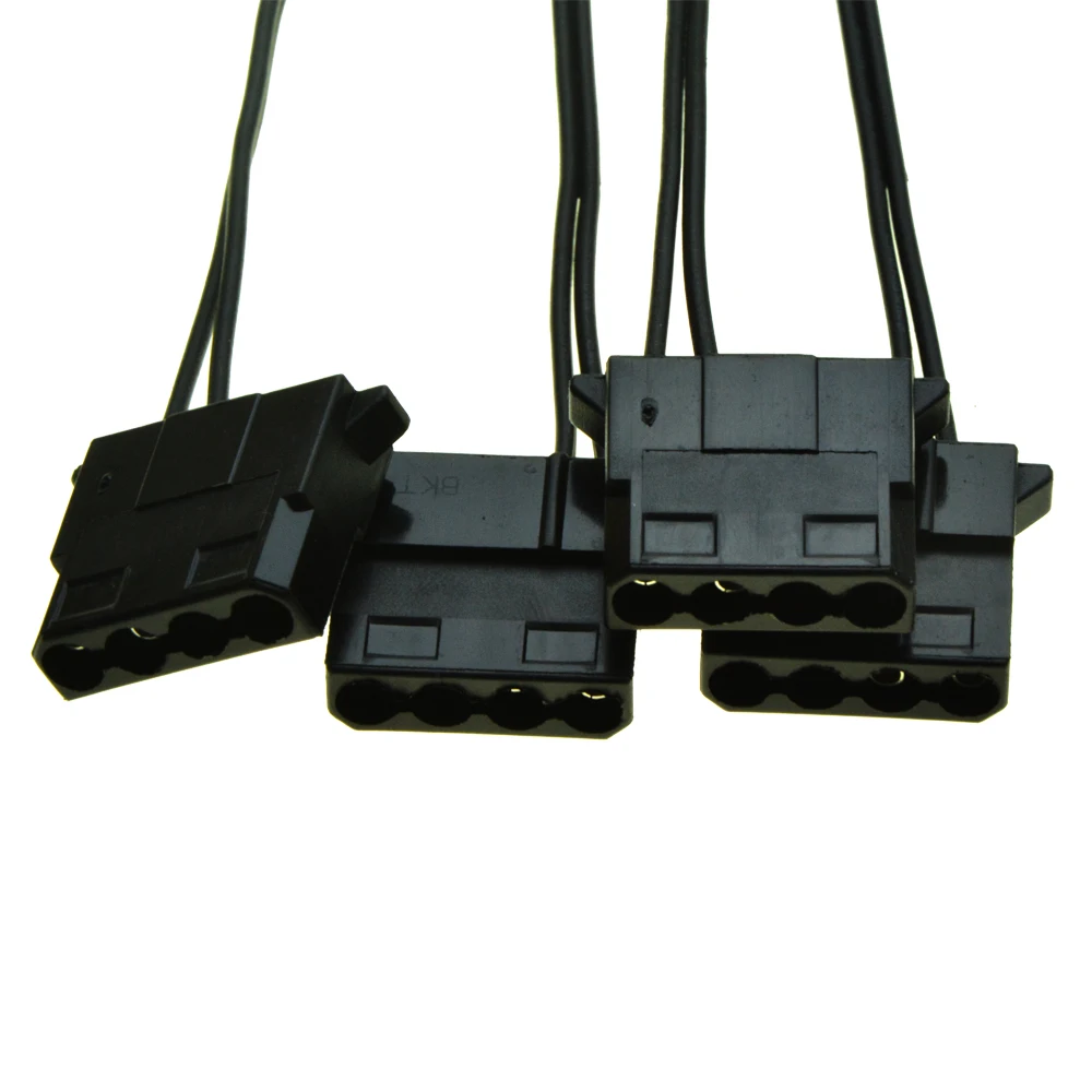 4pin موصل موليكس أنثى ميناء إلى 3Pin الإناث PC مروحة تبريد محول كابل د التوصيل IDE الطاقة إلى 3 دبوس موصل الطاقة كابل إمداد الطاقة