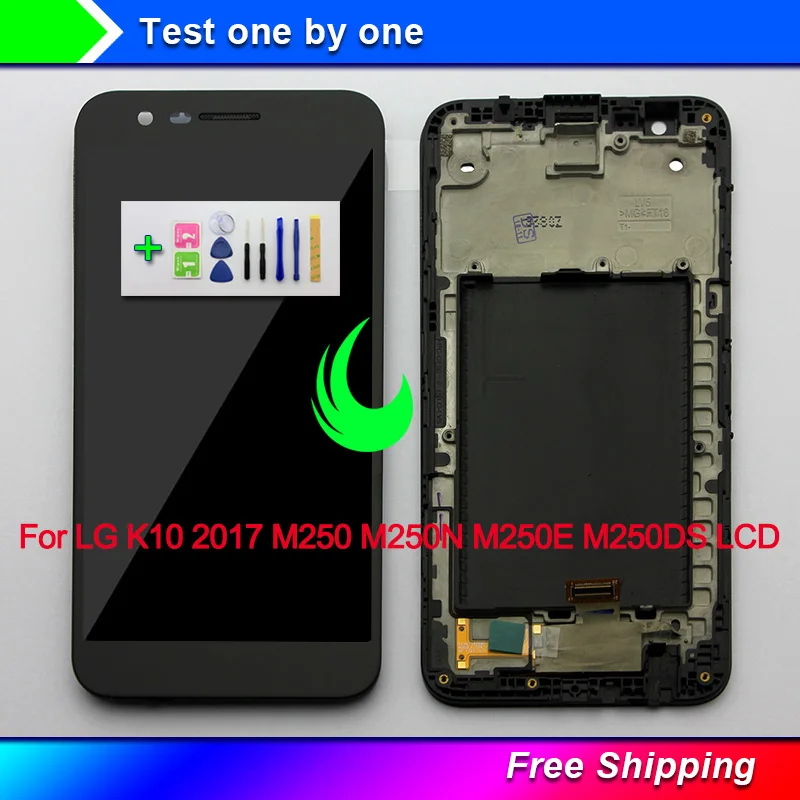 

5.3"Original Display For LG K10 2017 LCD Touch Screen Digitizer Assembly with Frame For LG K10 2017 LCD M250 M250N M250E M250DS