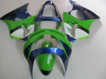

ABS full Fairing kit fit for Kawasaki ZX6R 1998 1999 NINJA ZX-6R 98 99 green blue white high grade fairings set AS5