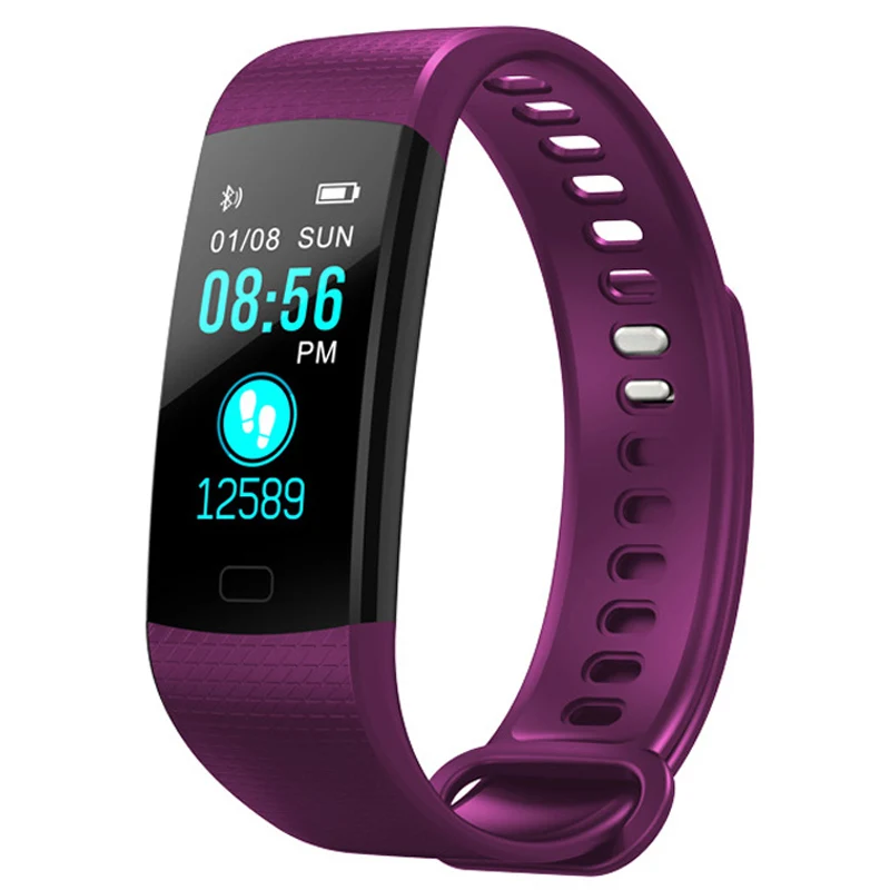 

Y5 Smart Band Watch Color Screen Wristband Heart Rate Activity Fitness tracker Smart Electronics Bracelet