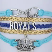 1 шт. бесконечно ручная работа браслет. металл очарование, воск шнур, кожаный браслет, модный драгоценный браслет Индивидуальный заказ 4097