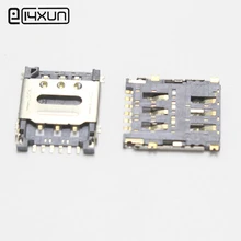 2 шт 6Pin раскладушка NANO SIM разъем для Micro карты Разъем для телефона